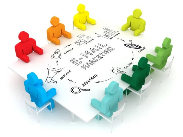 illustration of email marketing cycle