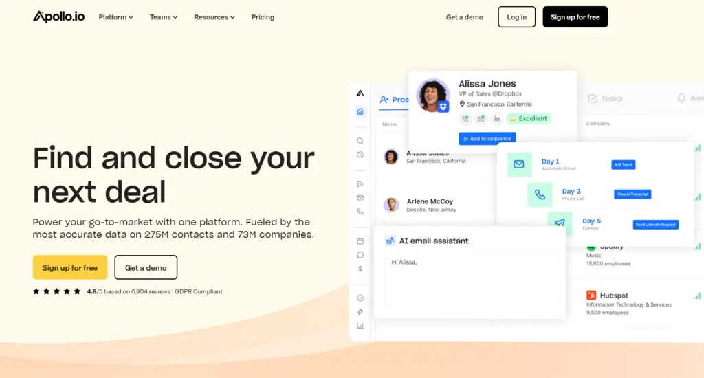 Apollo website.