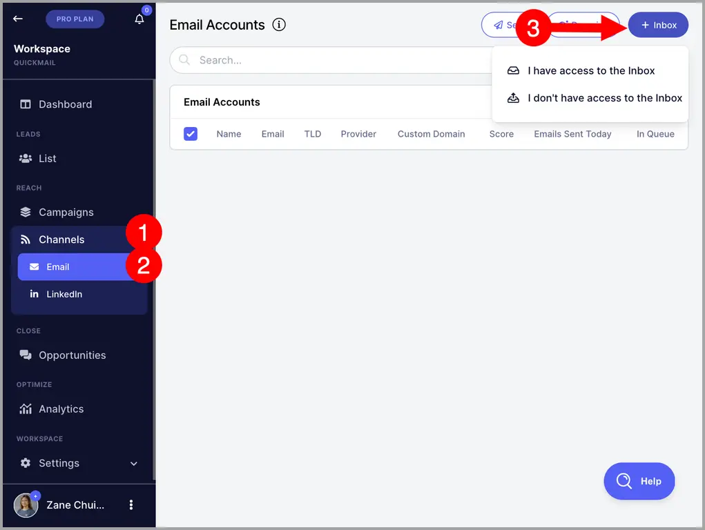 Add Any Inbox To QuickMail With SMTP image