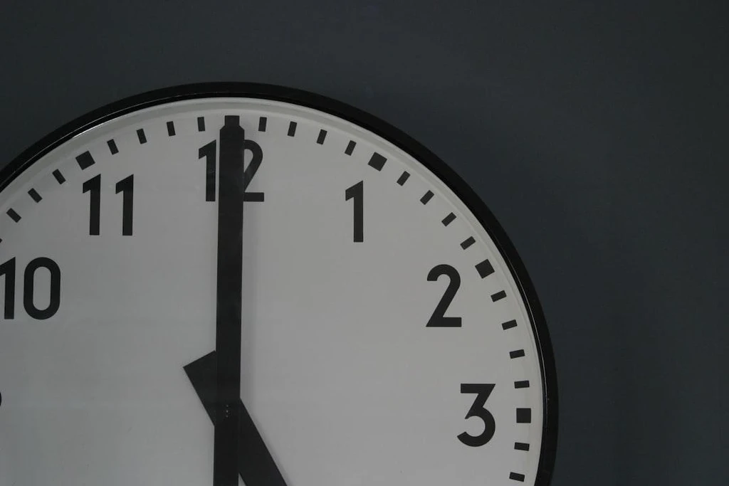 A picture of a clock