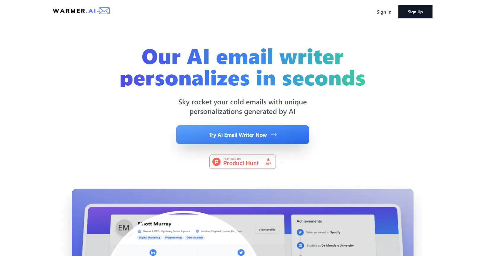 Warmer website.