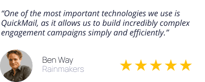 Testimonial by Ben Way from Rainmakers
